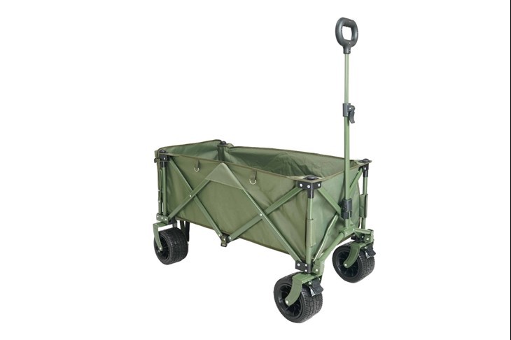 Collapsible Terrain Folding Wagon With Back Tailgate