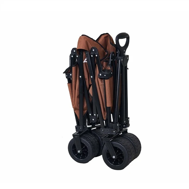 Durable Metal Frame Outdoor Folding Utility Wagon Cart
